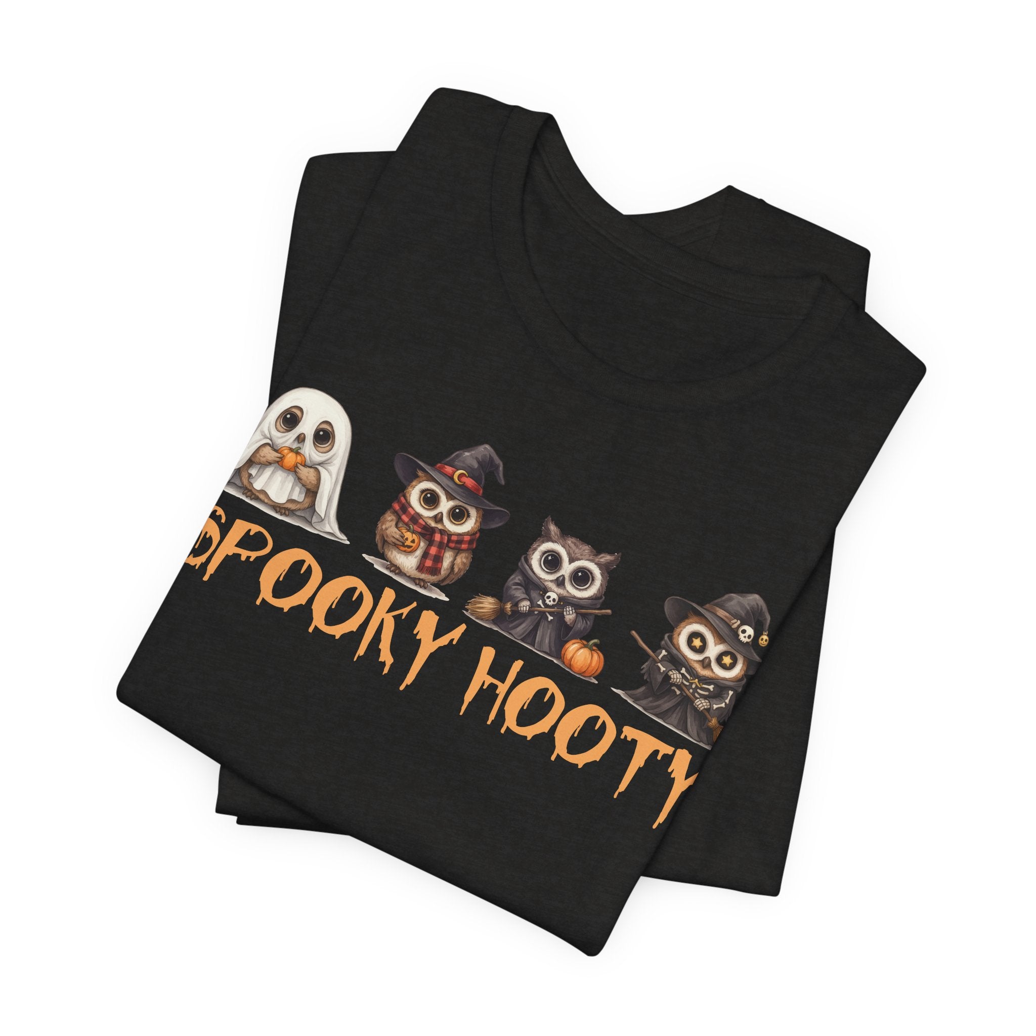 Spooky Hooty Halloween T-Shirt – Cute Owl Ghosts Shirt