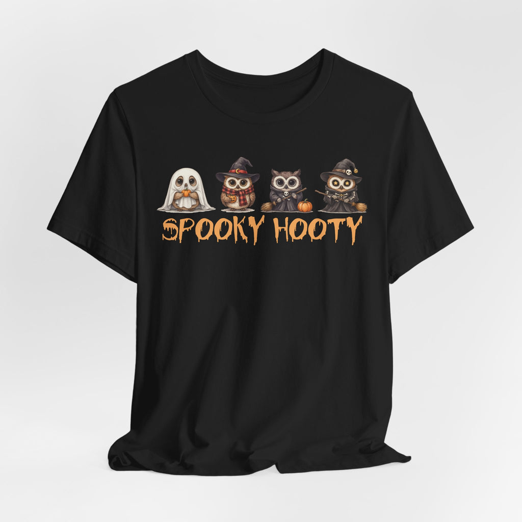 Spooky Hooty Halloween T-Shirt – Cute Owl Ghosts Shirt