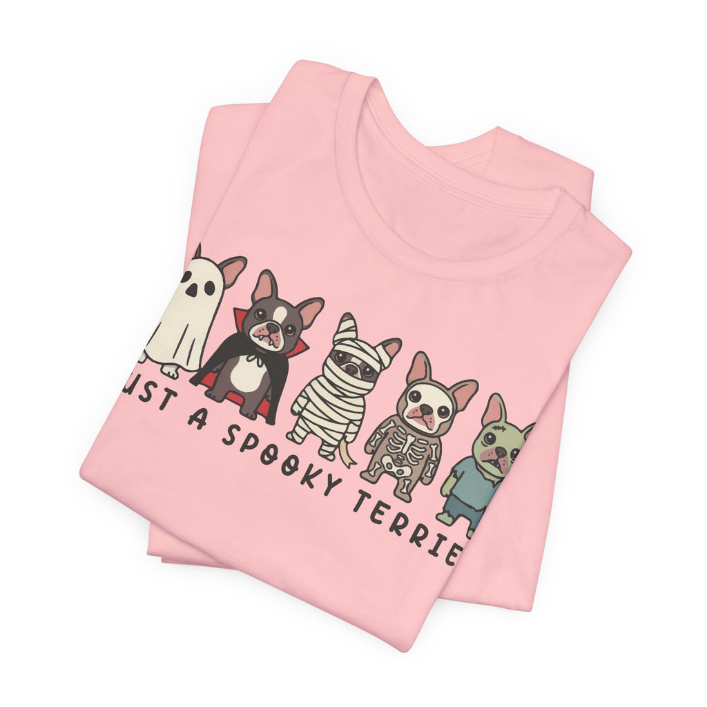 Spooky Terrier T-Shirt — Cute Halloween Boston Terrier Shirt
