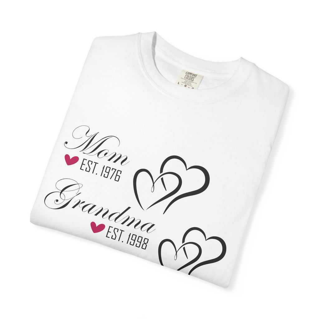 Grandma & Great Grandma Est. Custom Year T-Shirt