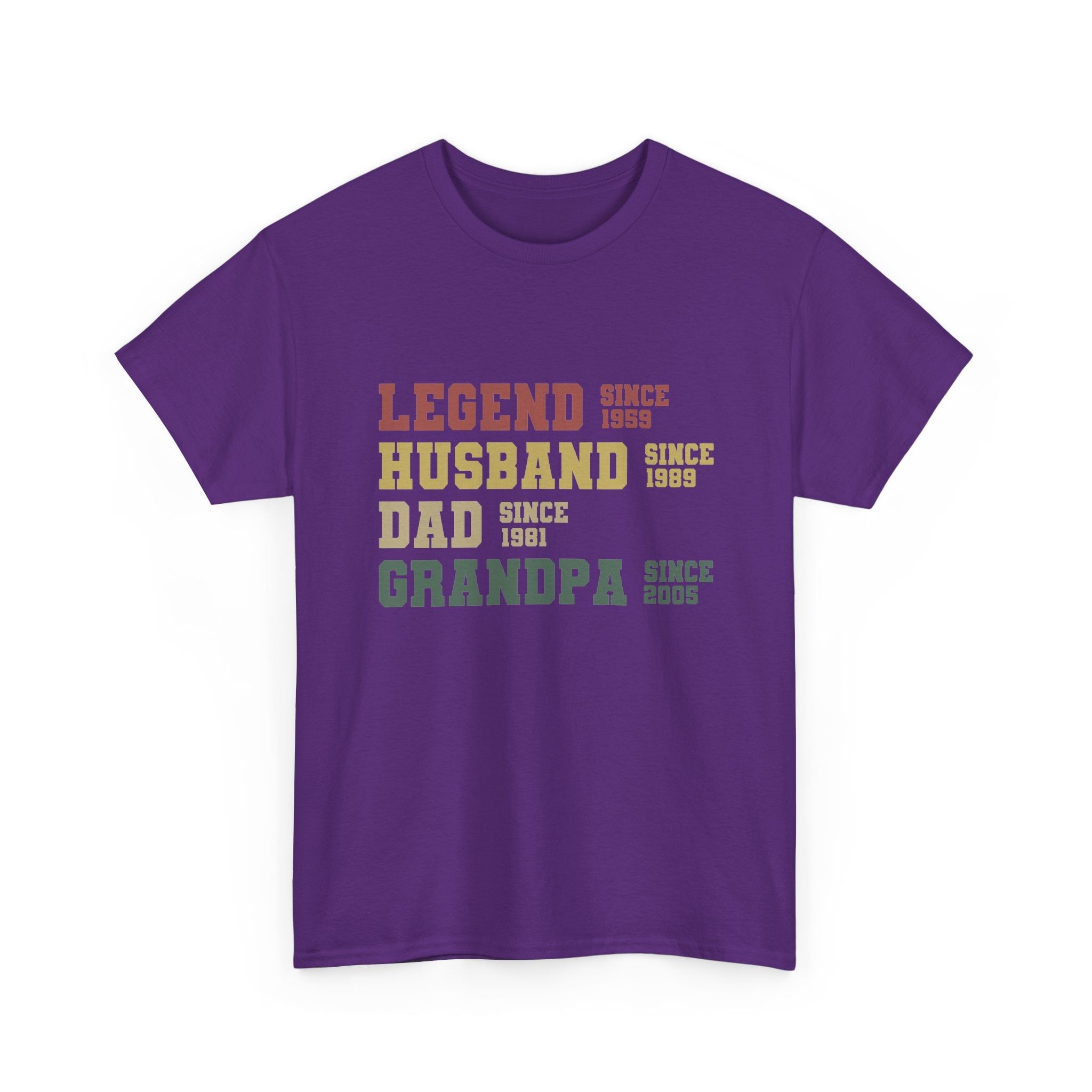 Legend Husband Dad Grandpa Since 1955 Tee