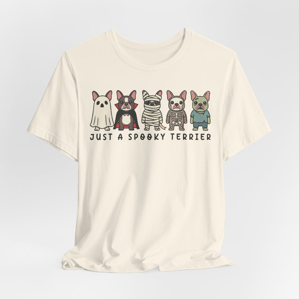Spooky Terrier T-Shirt — Cute Halloween Boston Terrier Shirt