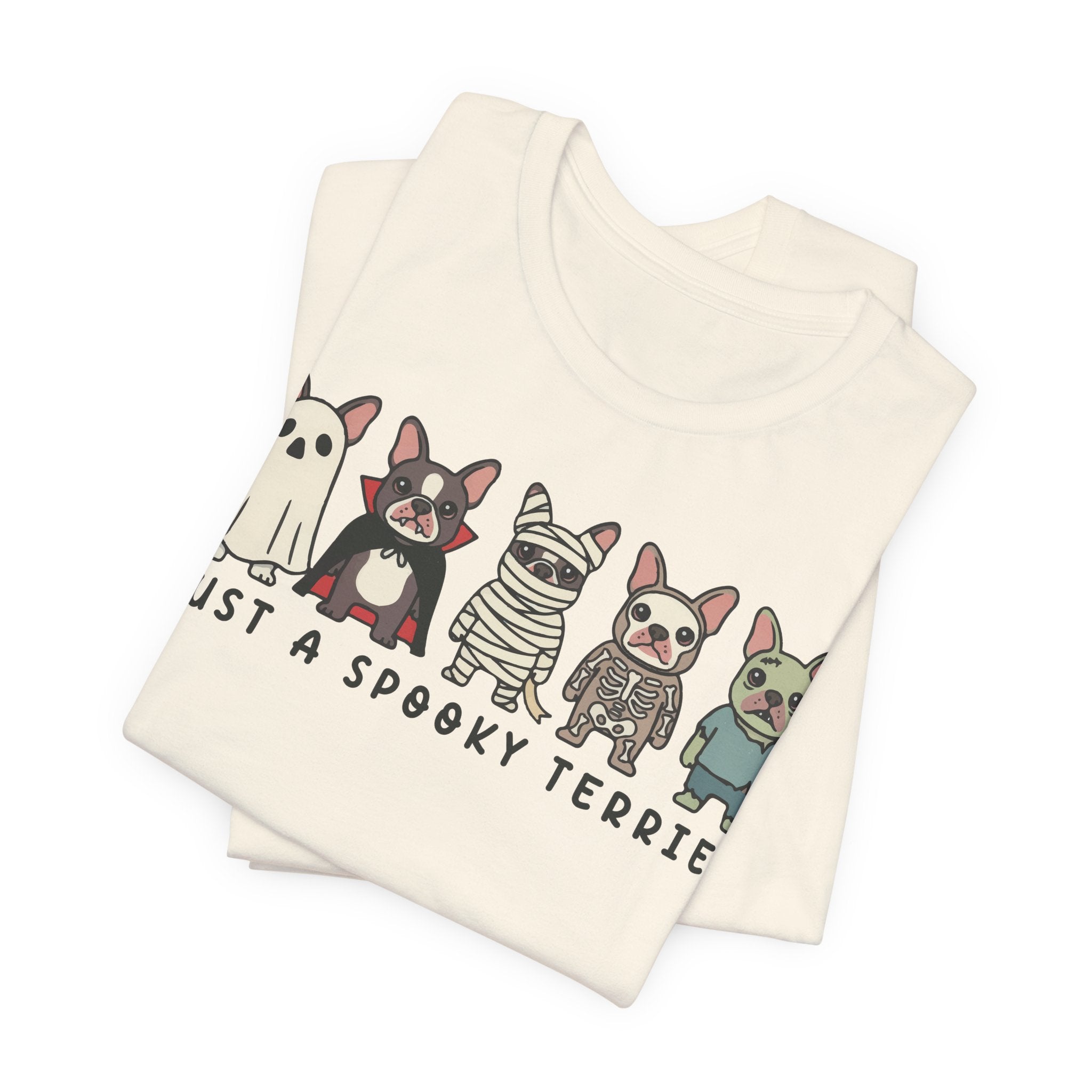 Spooky Terrier T-Shirt — Cute Halloween Boston Terrier Shirt