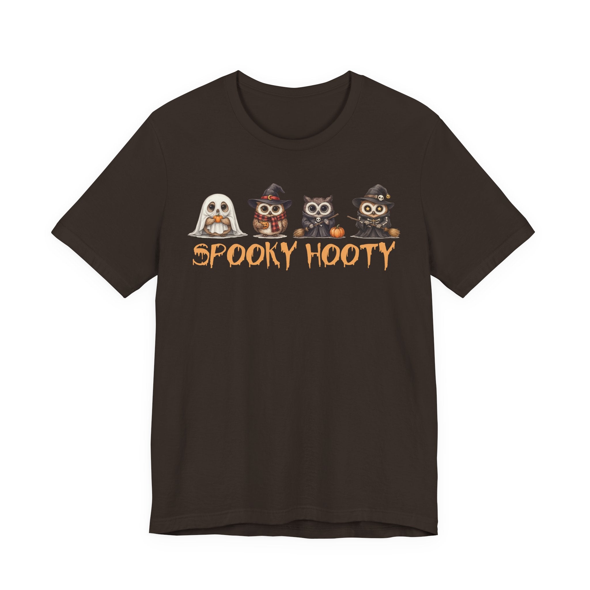 Spooky Hooty Halloween T-Shirt – Cute Owl Ghosts Shirt