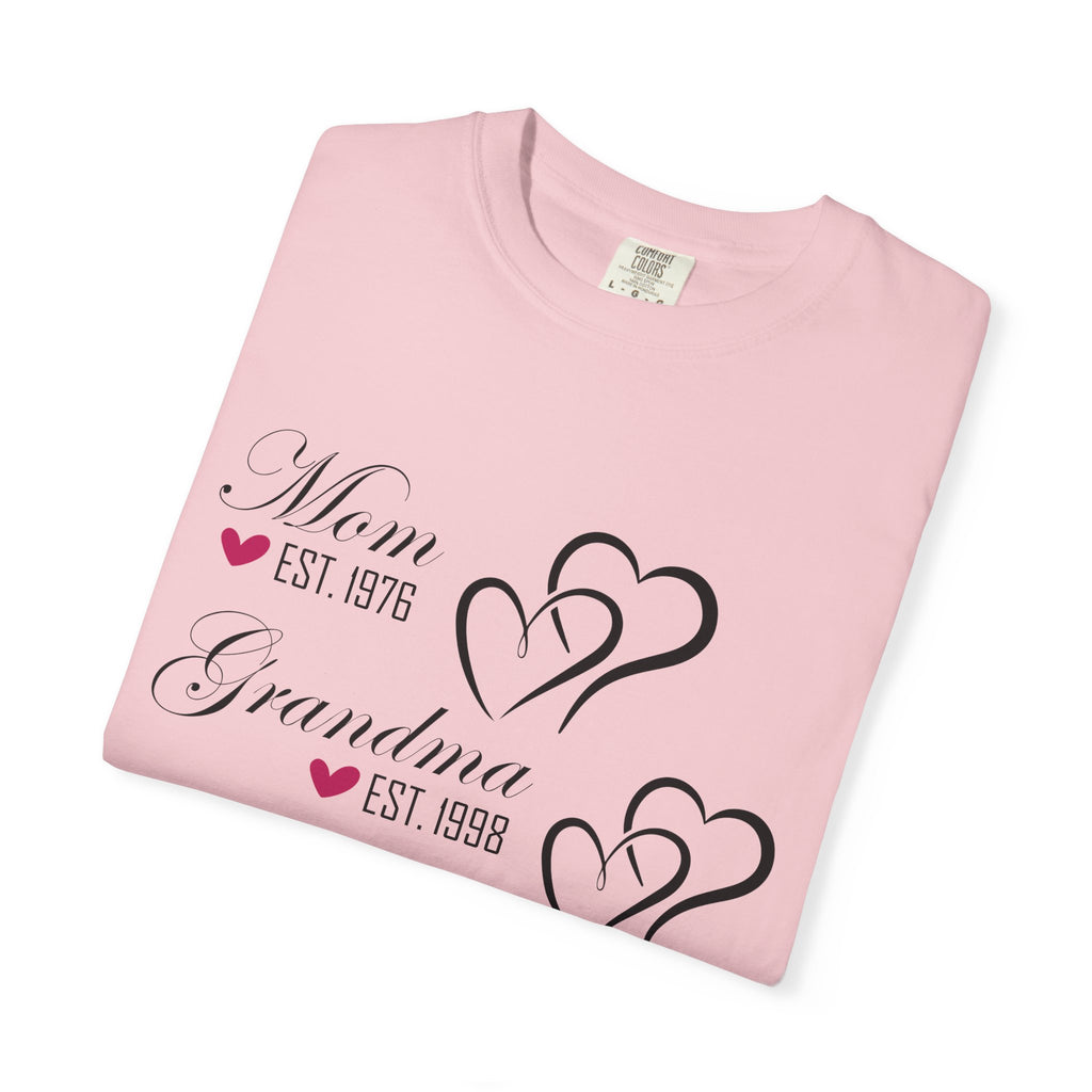 Grandma & Great Grandma Est. Custom Year T-Shirt