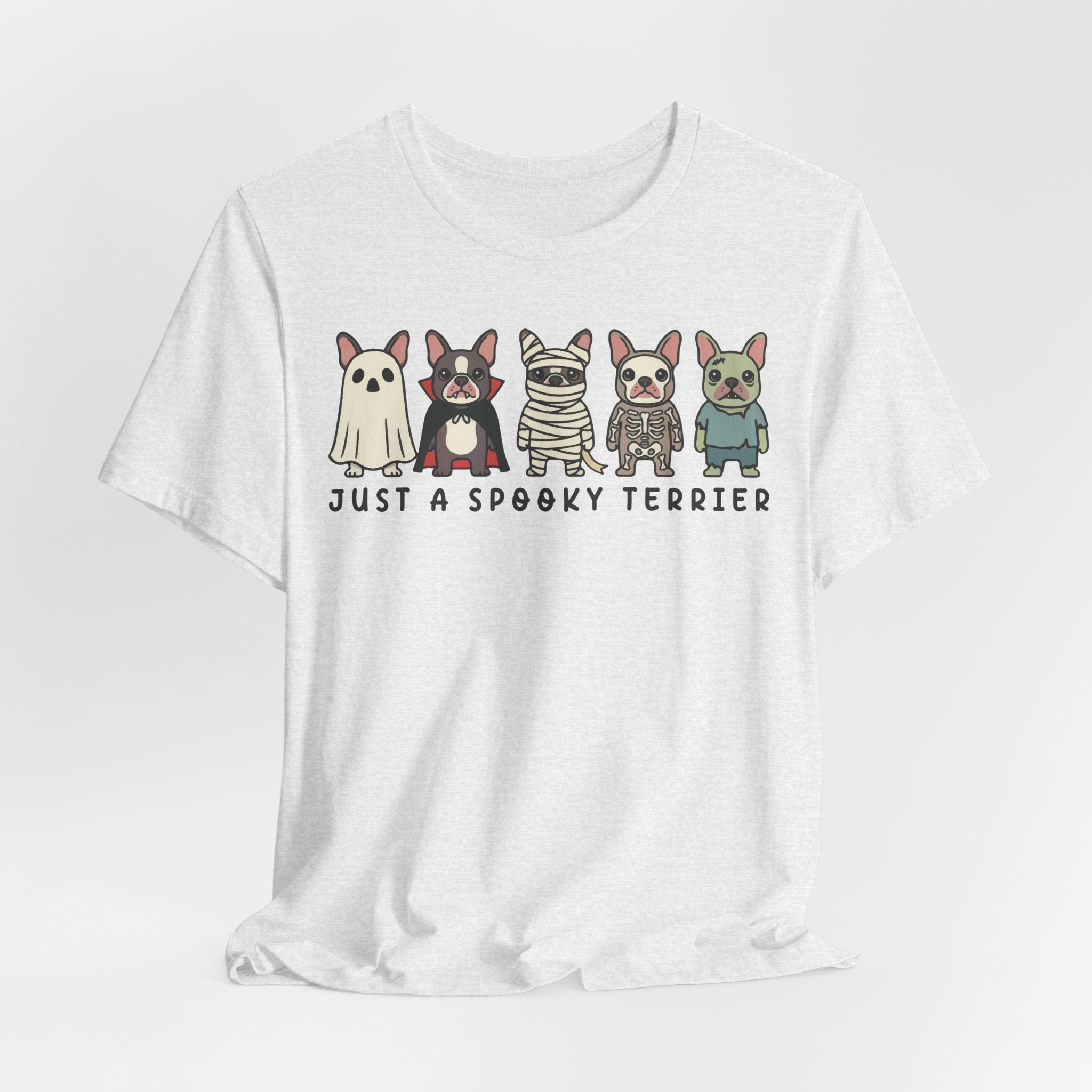 Spooky Terrier T-Shirt — Cute Halloween Boston Terrier Shirt