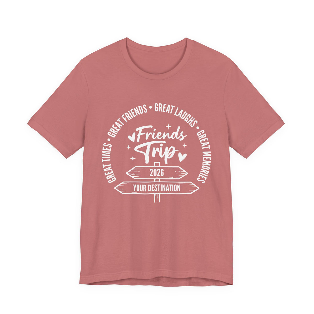 Personalized Friends Trip T-shirt