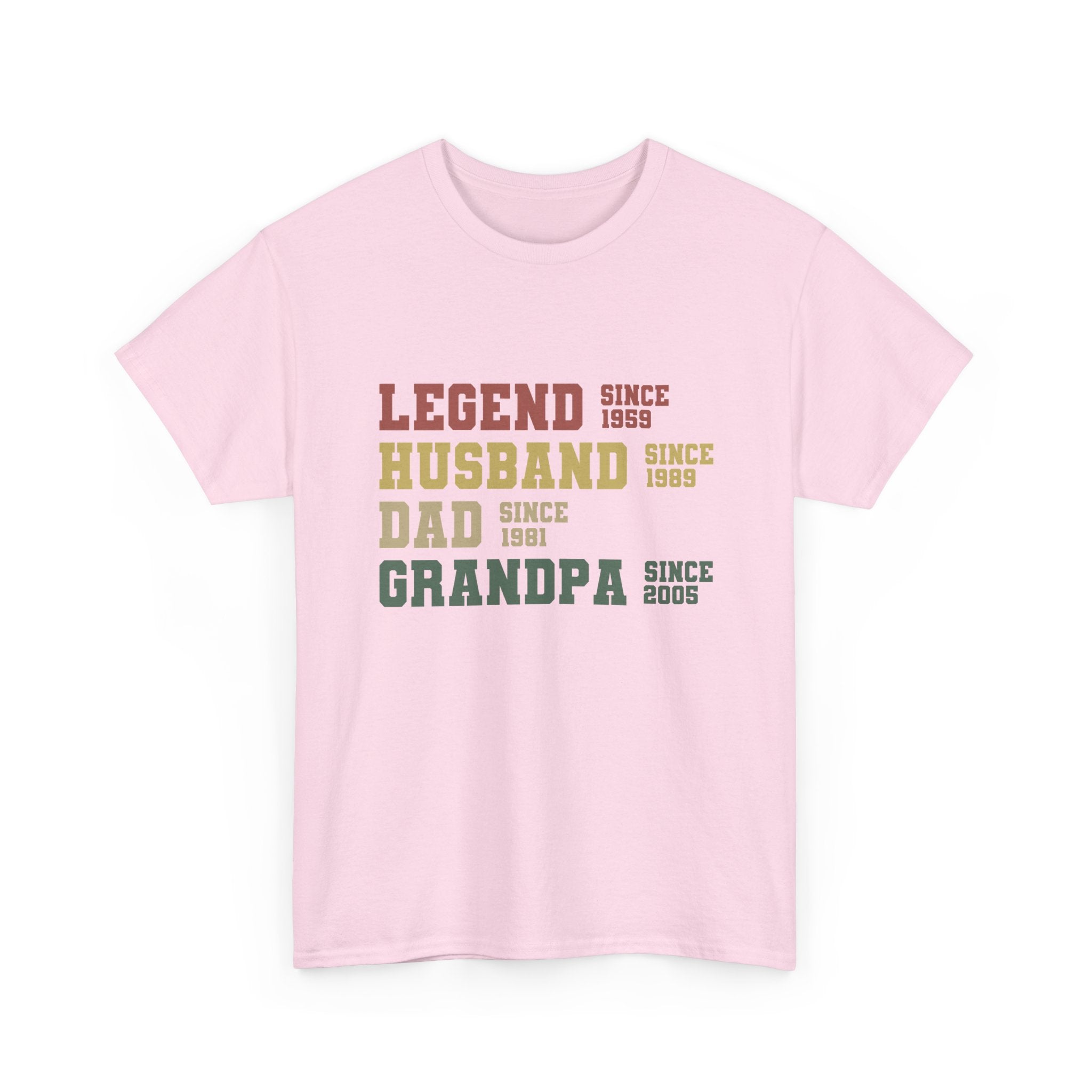Legend Husband Dad Grandpa Since 1955 Tee