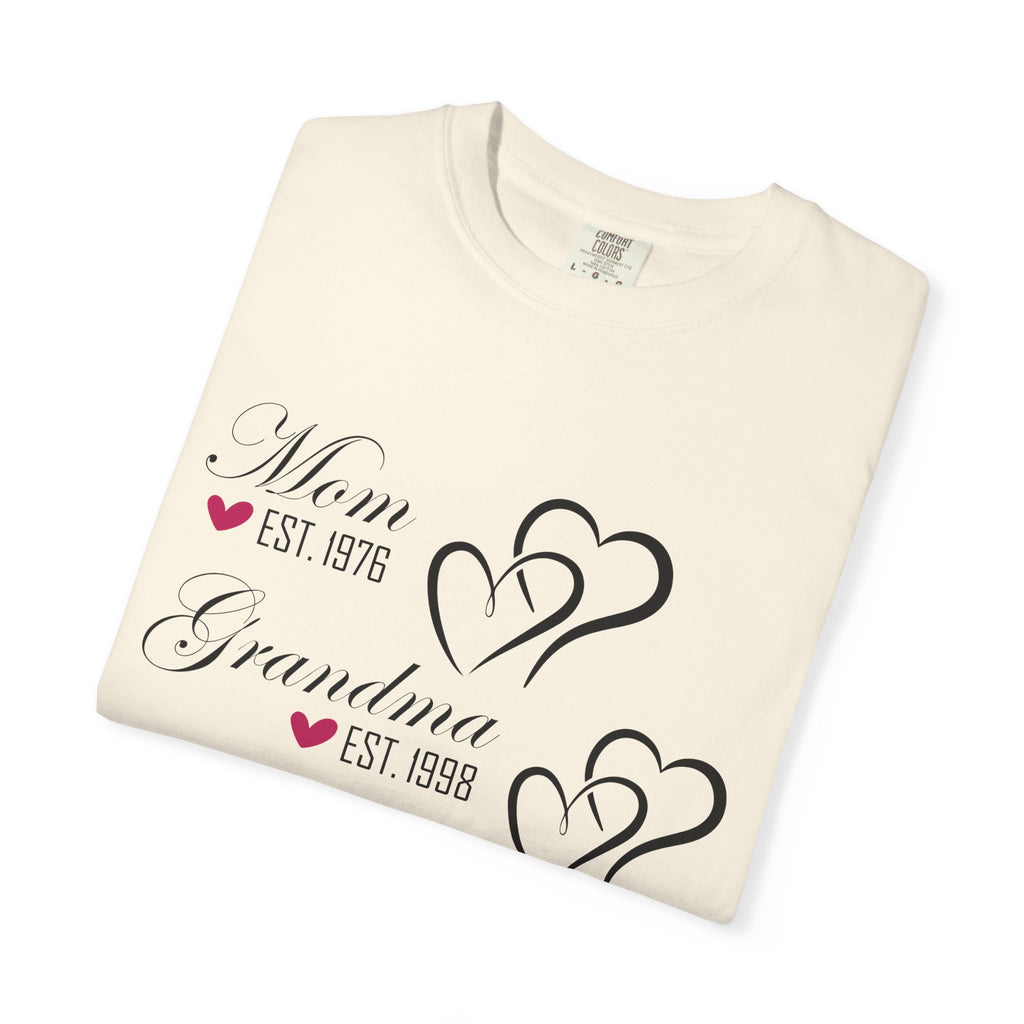 Grandma & Great Grandma Est. Custom Year T-Shirt