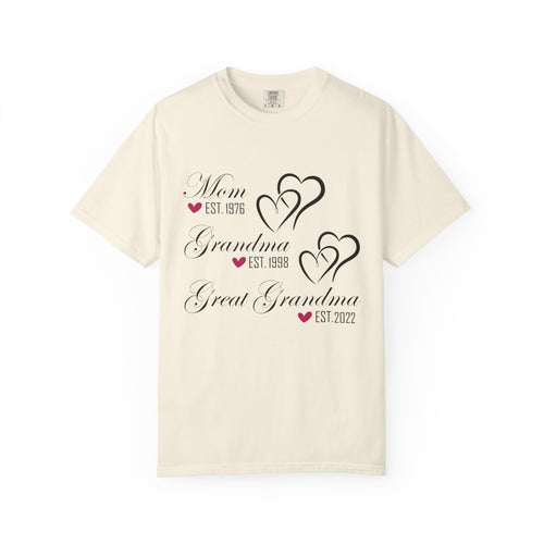 Grandma & Great Grandma Est. Custom Year T-Shirt