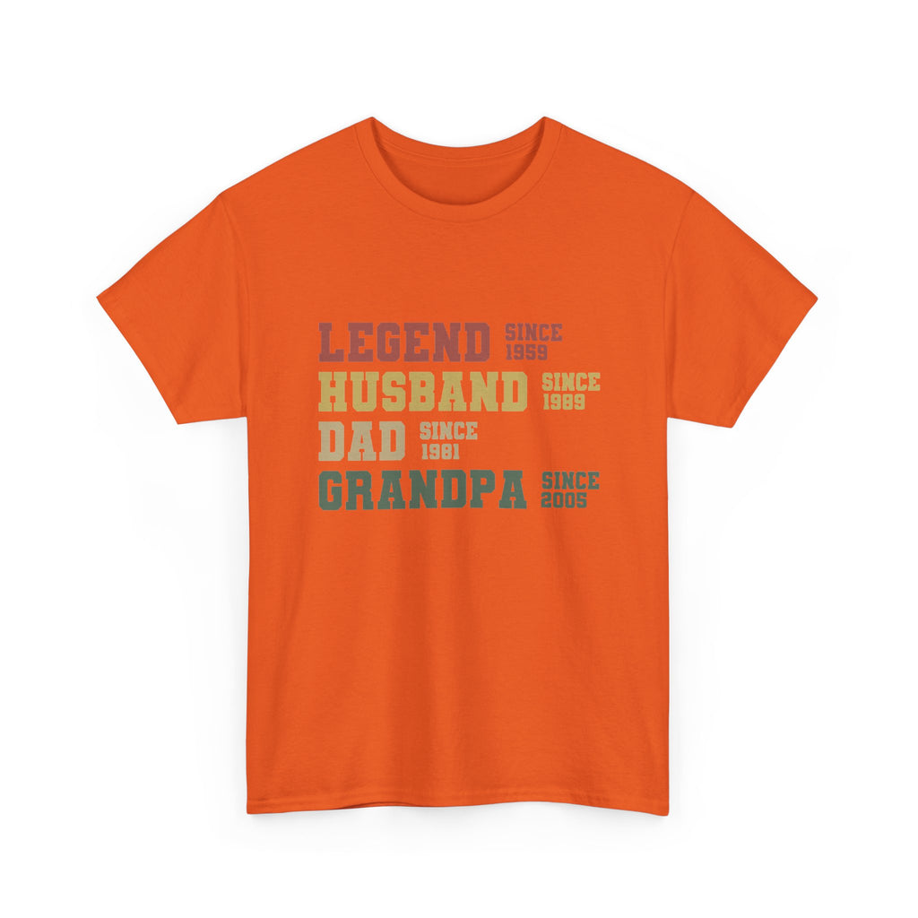Legend Husband Dad Grandpa Since 1955 Tee