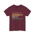 Legend Husband Dad Grandpa Since 1955 Tee