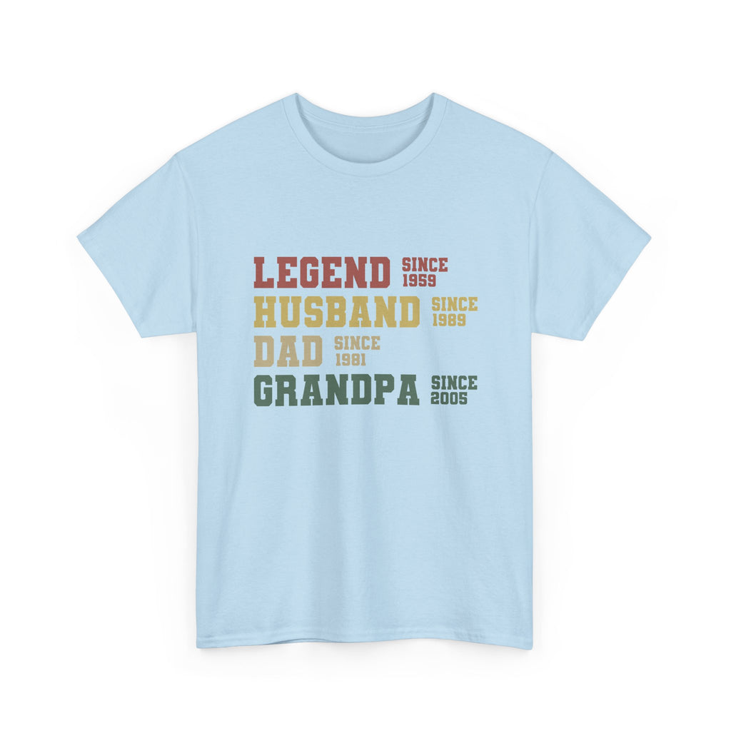 Legend Husband Dad Grandpa Since 1955 Tee