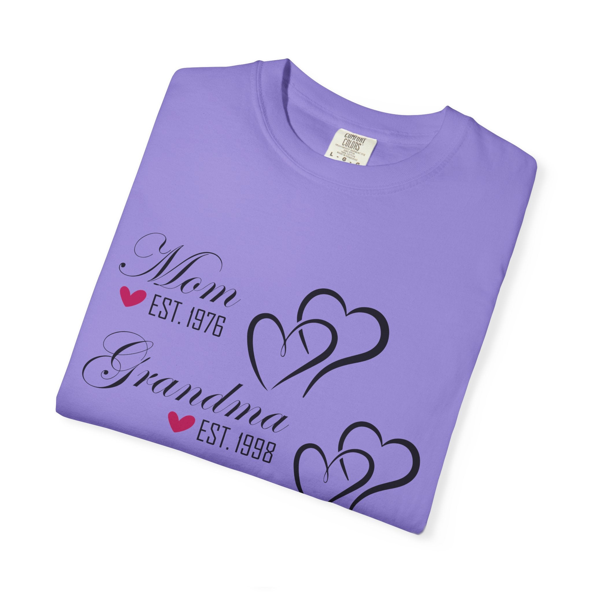 Grandma & Great Grandma Est. Custom Year T-Shirt