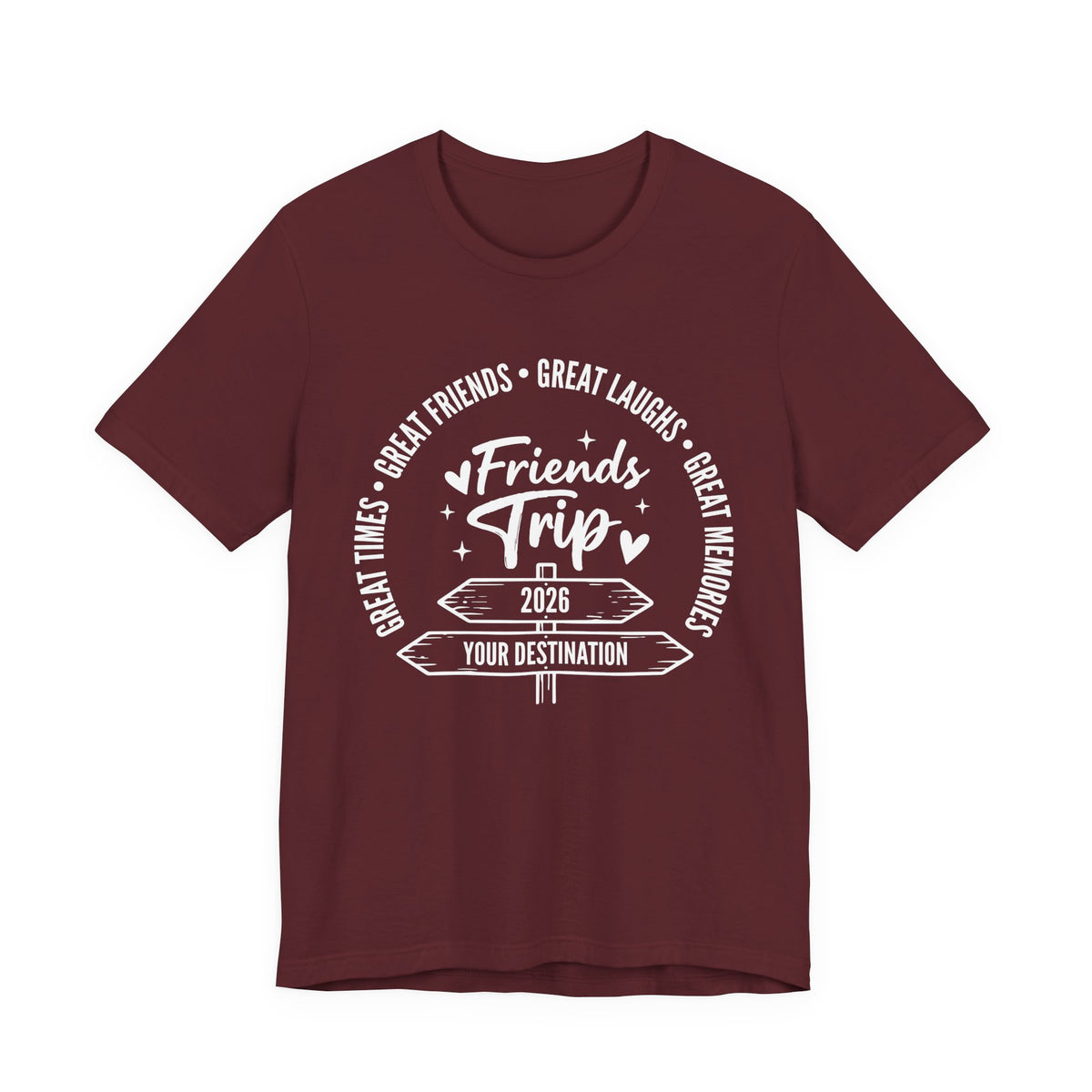 Personalized Friends Trip T-shirt