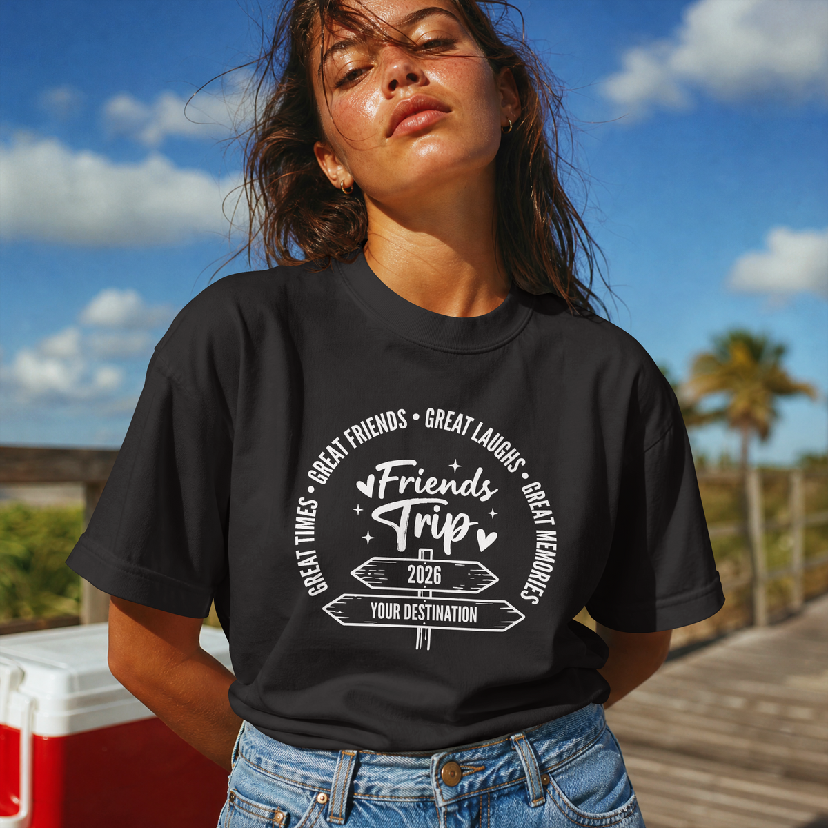 Personalized Friends Trip T-shirt