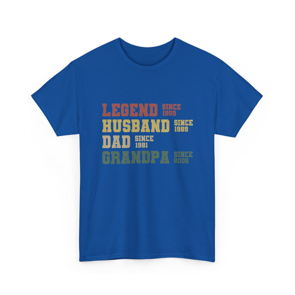 Legend Husband Dad Grandpa Since 1955 Tee