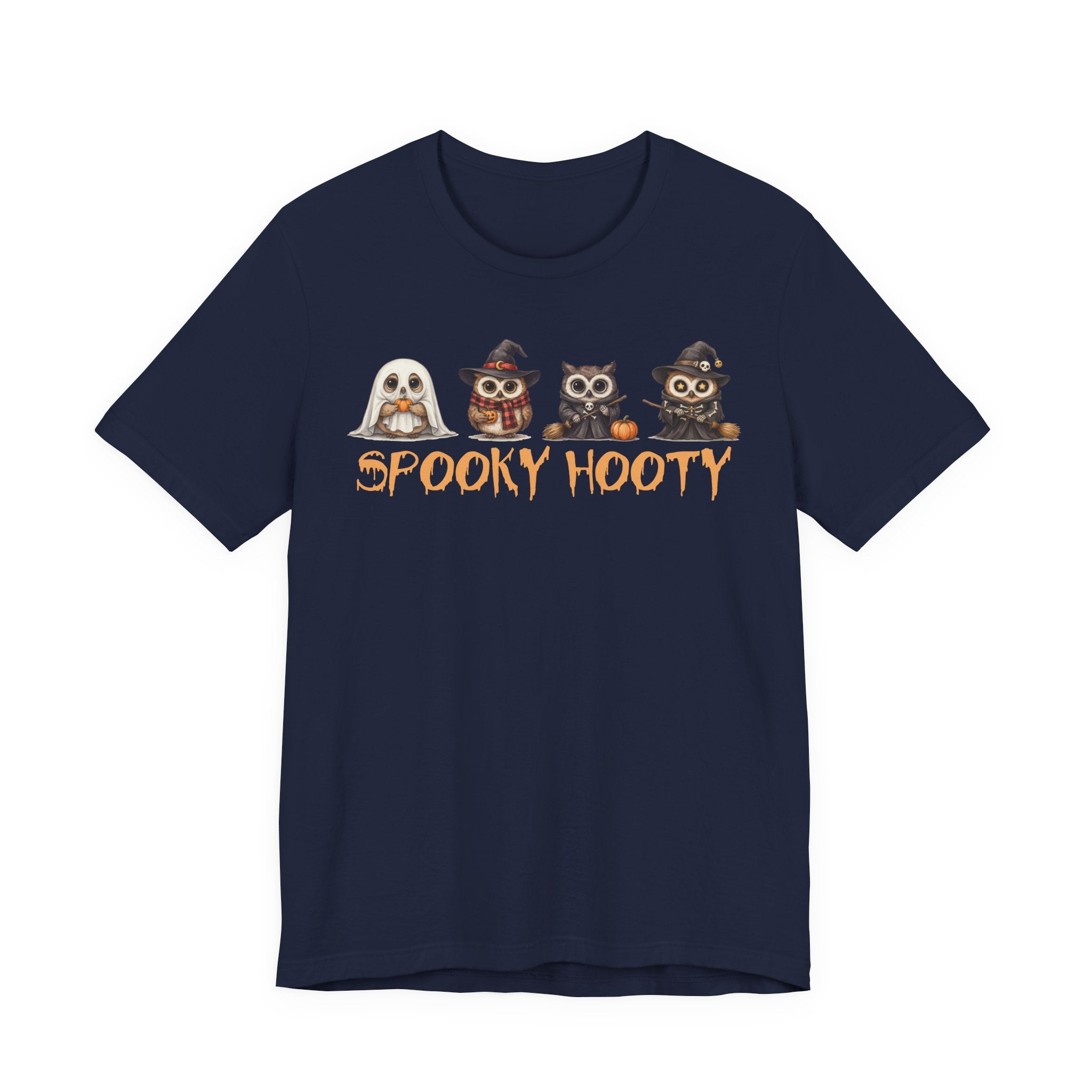 Spooky Hooty Halloween T-Shirt – Cute Owl Ghosts Shirt