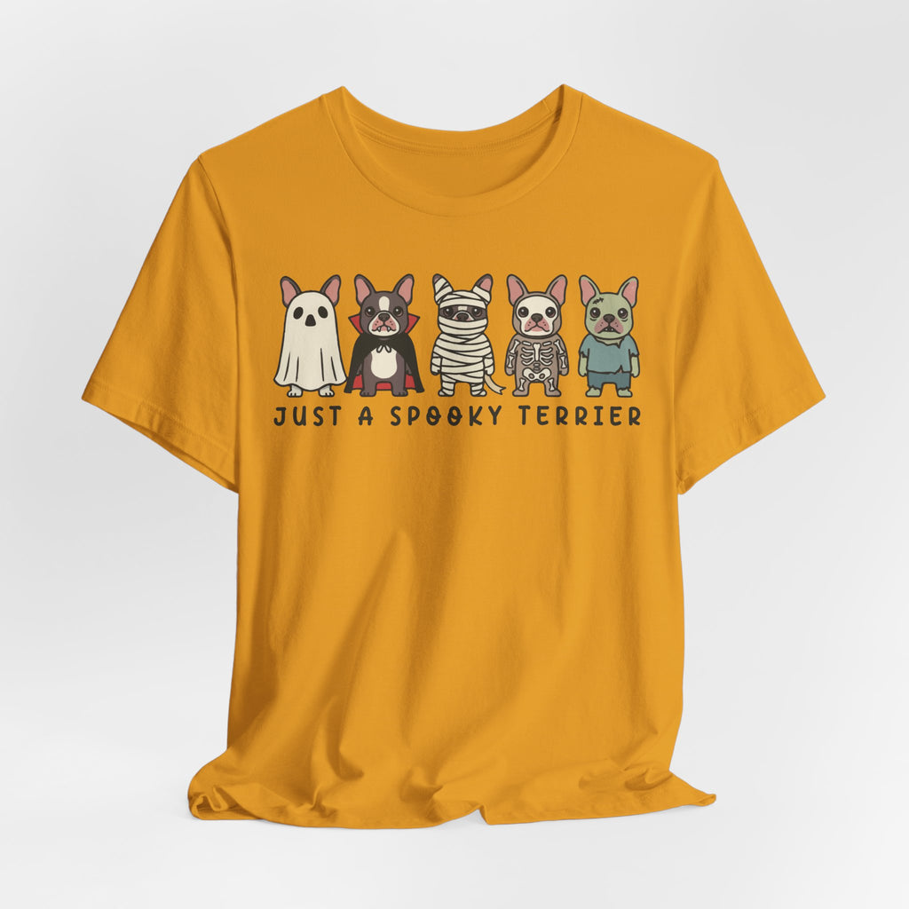 Spooky Terrier T-Shirt — Cute Halloween Boston Terrier Shirt