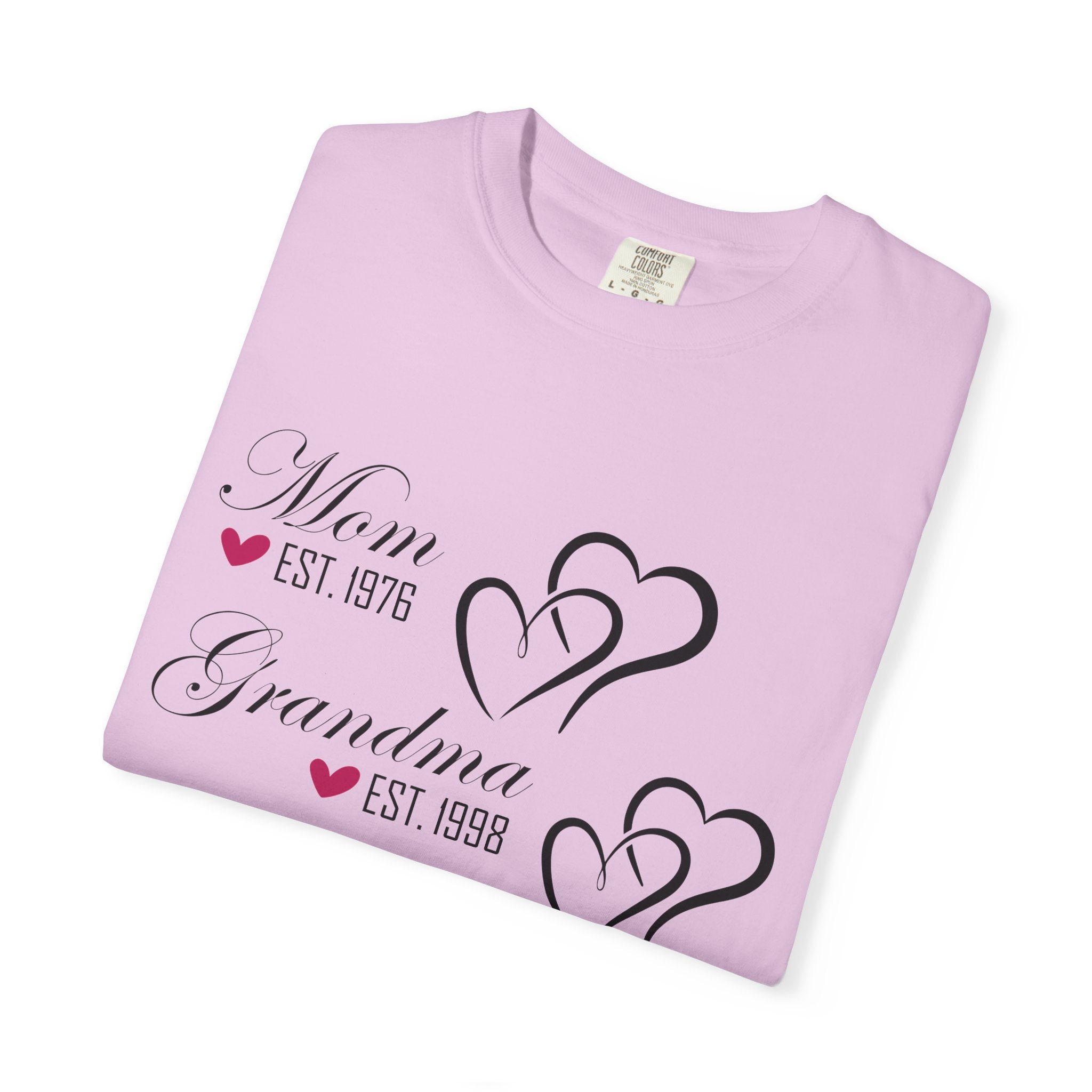Grandma & Great Grandma Est. Custom Year T-Shirt