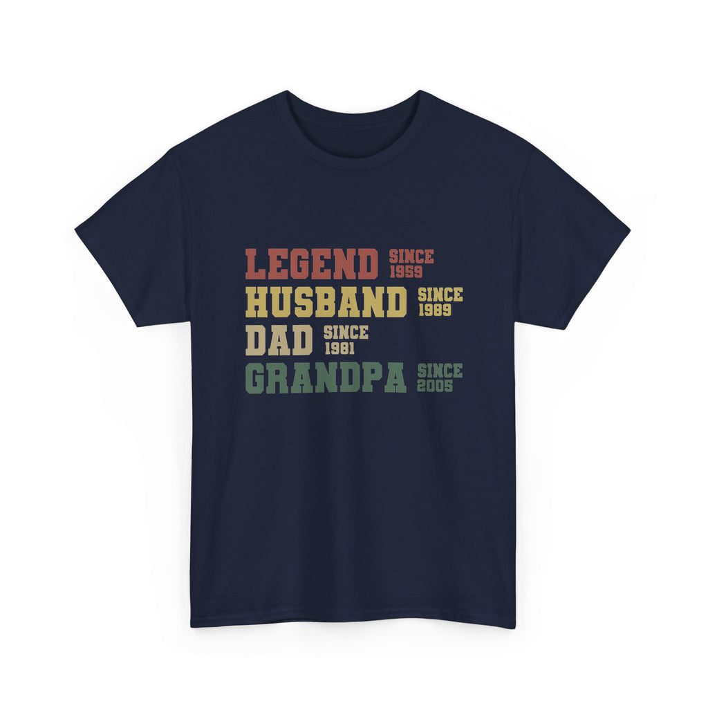 Legend Husband Dad Grandpa Since 1955 Tee
