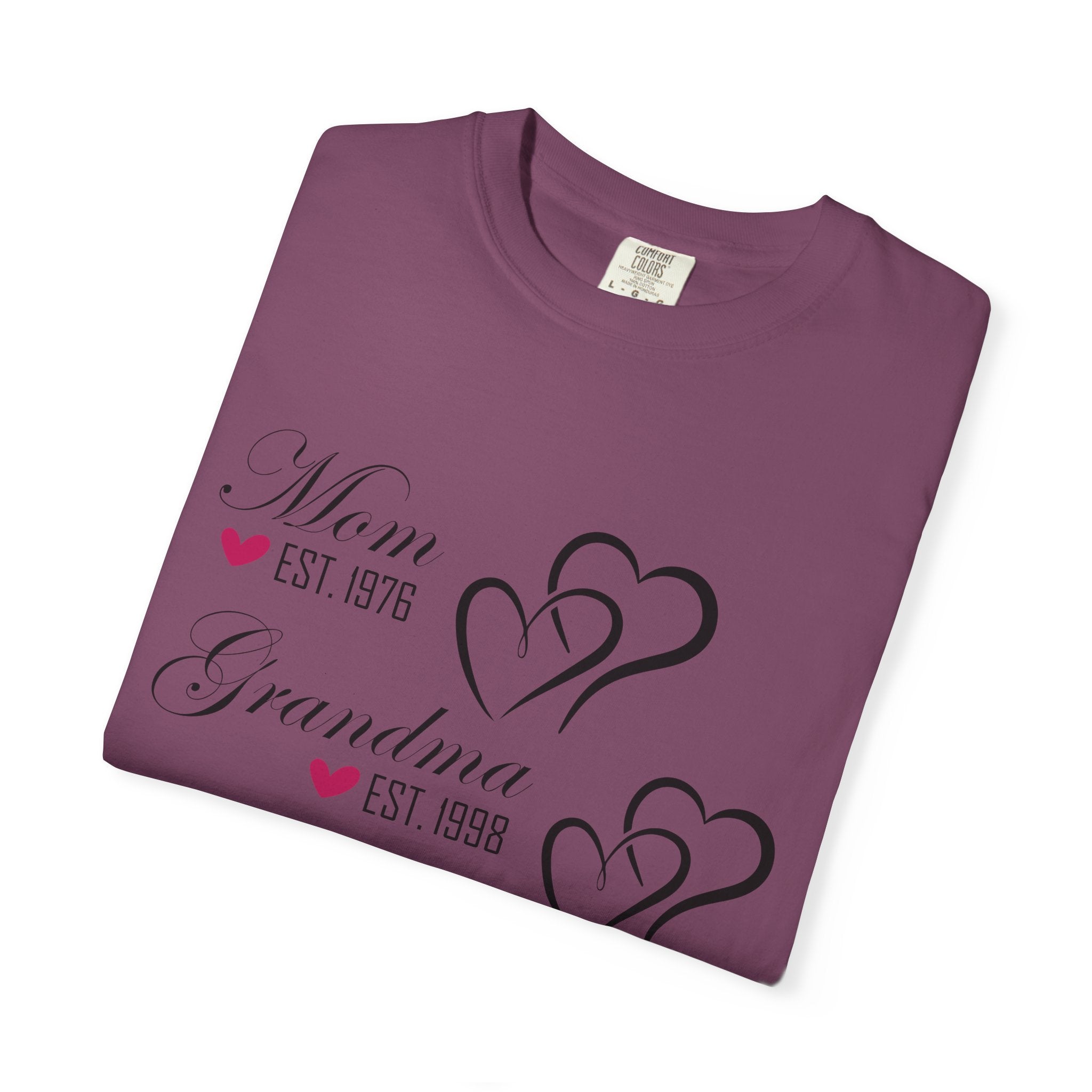 Grandma & Great Grandma Est. Custom Year T-Shirt