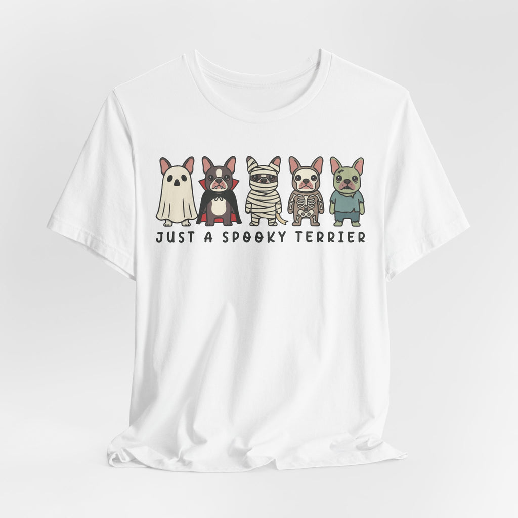 Spooky Terrier T-Shirt — Cute Halloween Boston Terrier Shirt