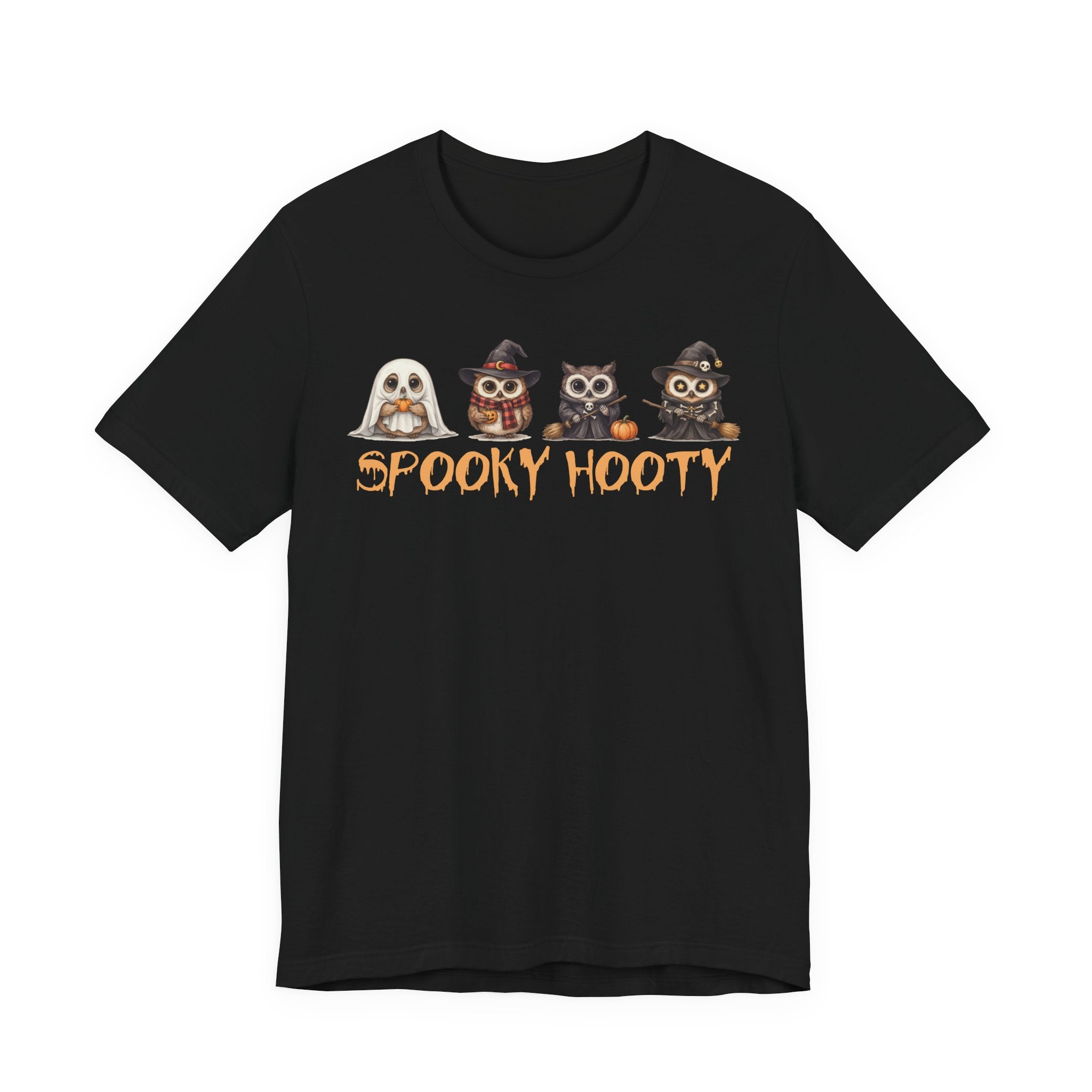 Spooky Hooty Halloween T-Shirt – Cute Owl Ghosts Shirt