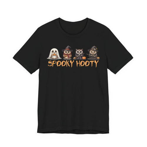 Spooky Hooty Halloween T-Shirt – Cute Owl Ghosts Shirt