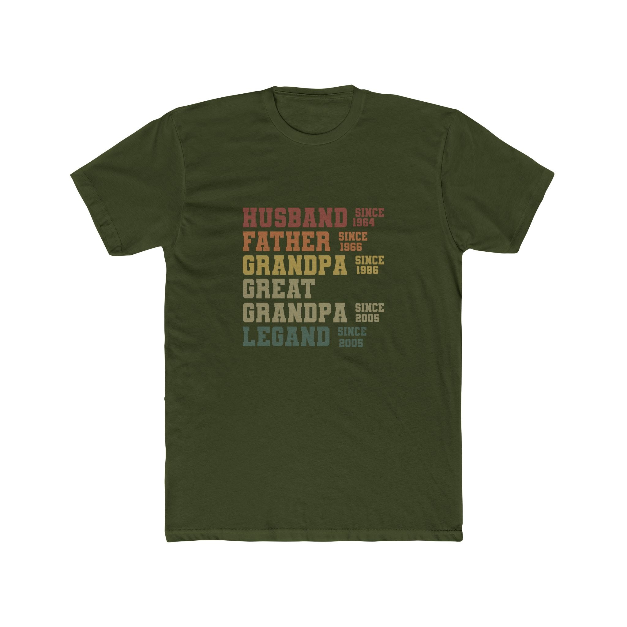 Husband • Father • Grandpa • Great Grandpa • Legend T‑Shirt