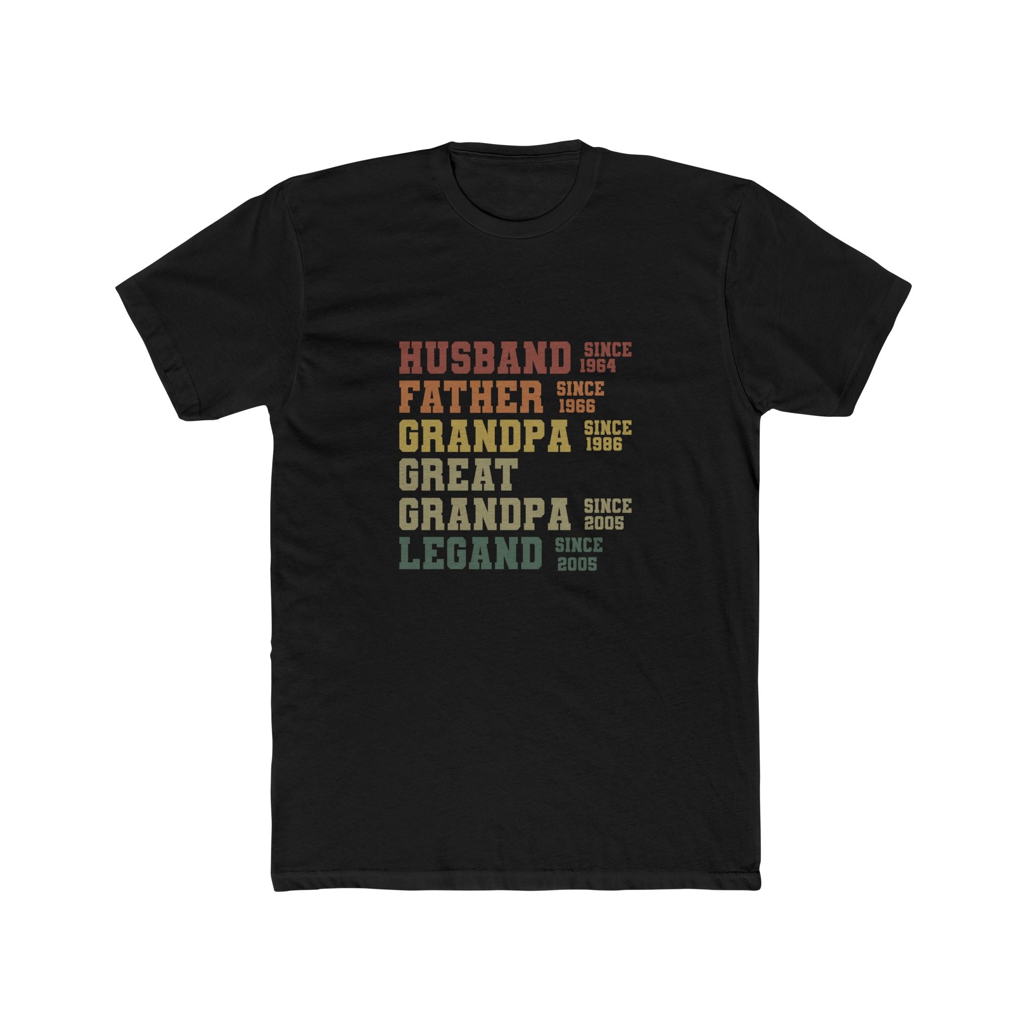 Husband • Father • Grandpa • Great Grandpa • Legend T‑Shirt