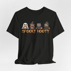 Spooky Hooty Halloween T-Shirt – Cute Owl Ghosts Shirt