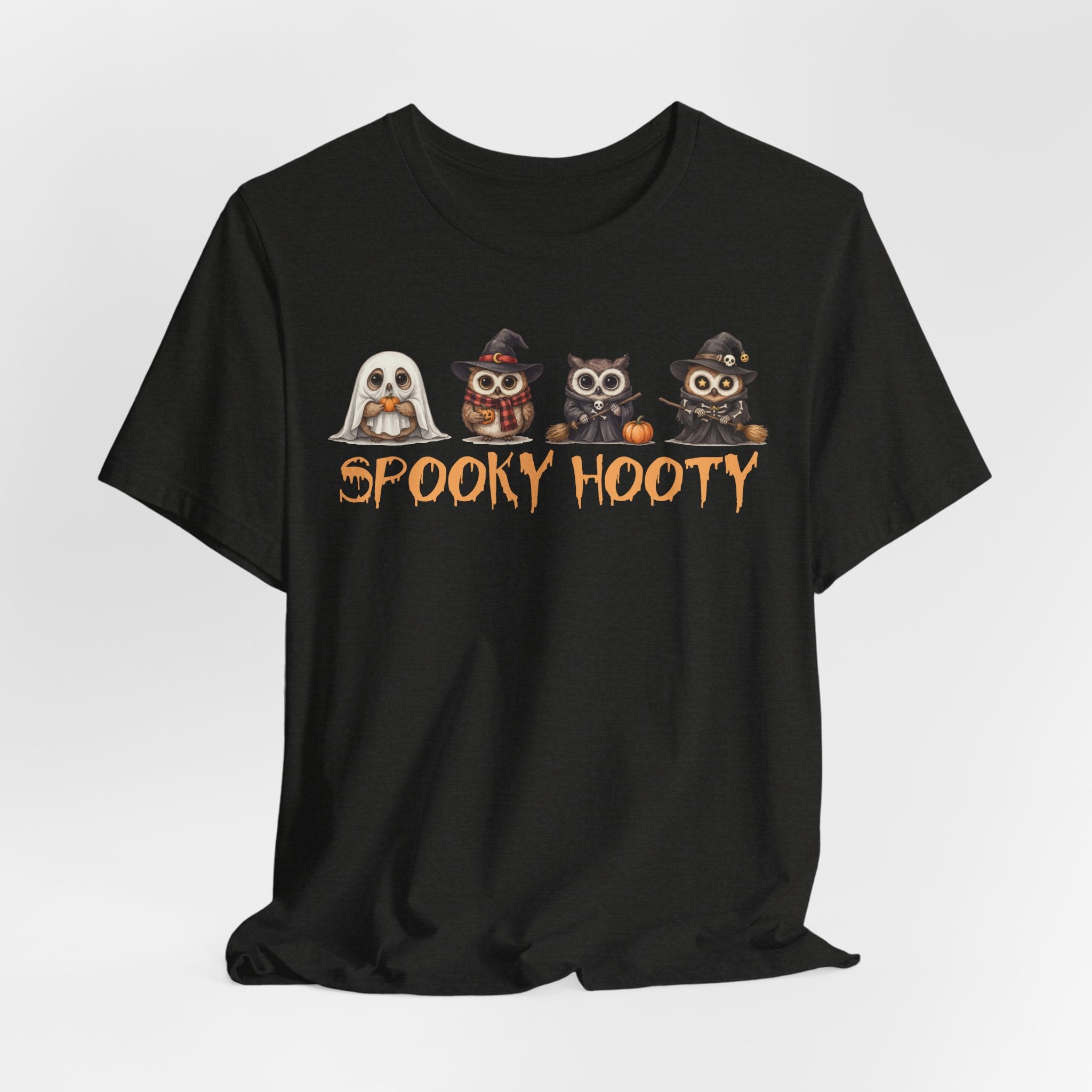 Spooky Hooty Halloween T-Shirt – Cute Owl Ghosts Shirt