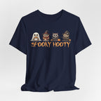 Spooky Hooty Halloween T-Shirt – Cute Owl Ghosts Shirt