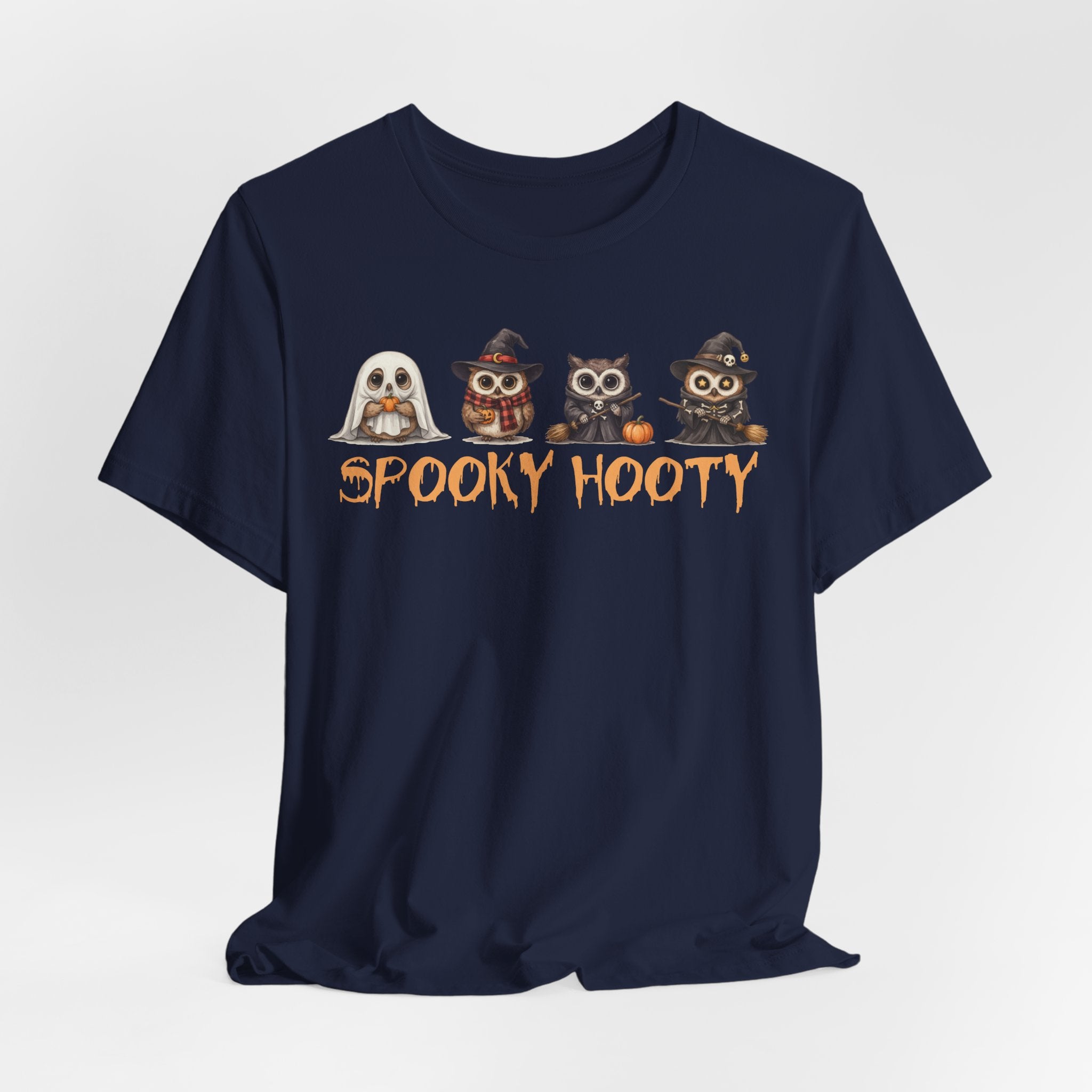 Spooky Hooty Halloween T-Shirt – Cute Owl Ghosts Shirt