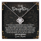 To My Daughter — 40th Birthday Necklace with Message Card from Mom