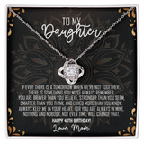To My Daughter — 40th Birthday Necklace with Message Card from Mom