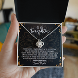 To My Daughter — 40th Birthday Necklace with Message Card from Mom